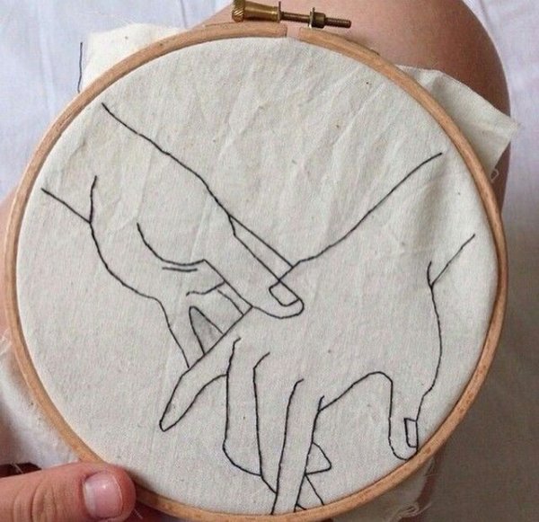 Трафарет для вышивки на пяльцах