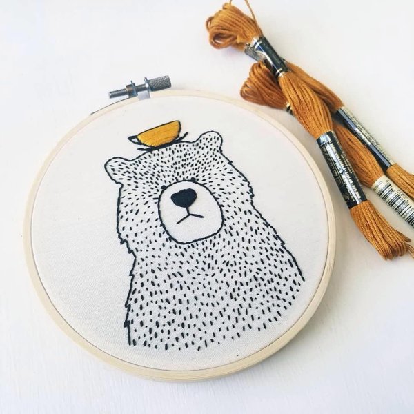 Рисунок для вышивания на пяльцах