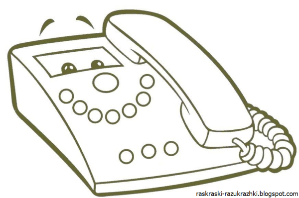 Раскраска смартфон