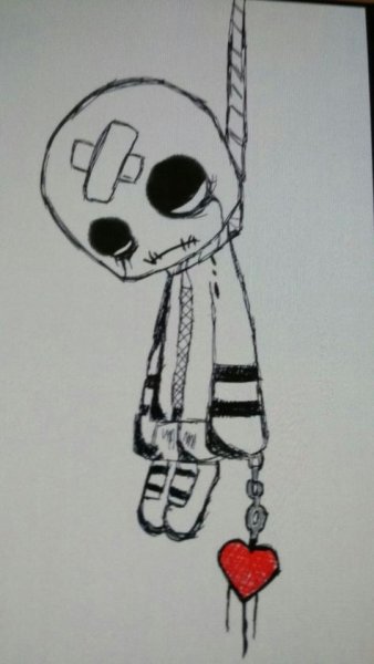 Эмо рисунки для срисовки