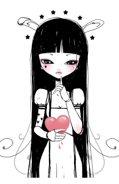 Нарисовать куклу в стиле аниме