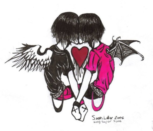 Эмо любовь арт