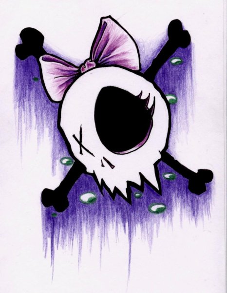 Эмо рисунки для срисовки легкие