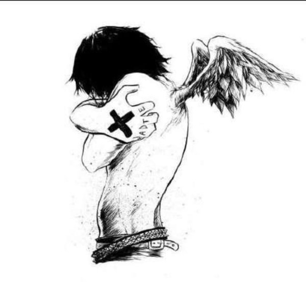 Эмо грустит