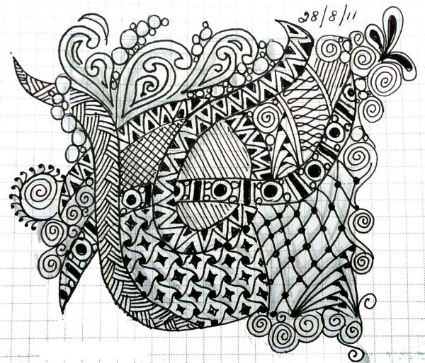 Рисунки в стиле дудлинг