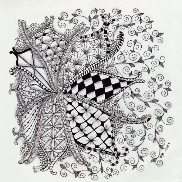 Зентангл плитки