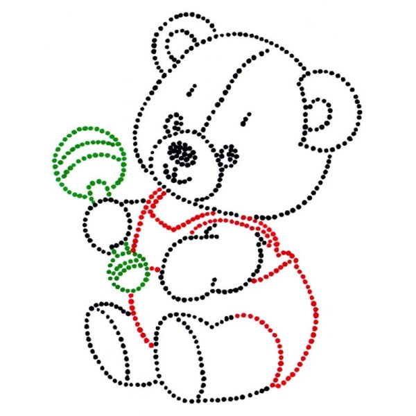 Мишка обвести