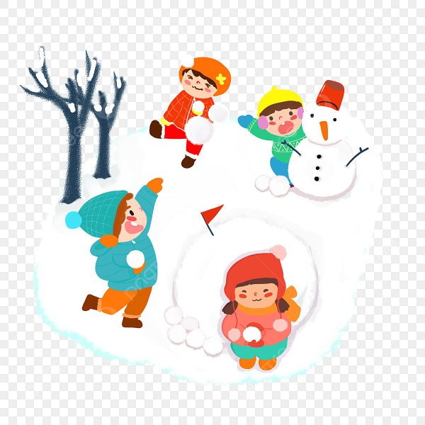 Бои снежками рисунки