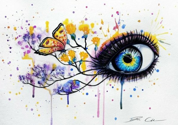 Яркие несложные рисунки