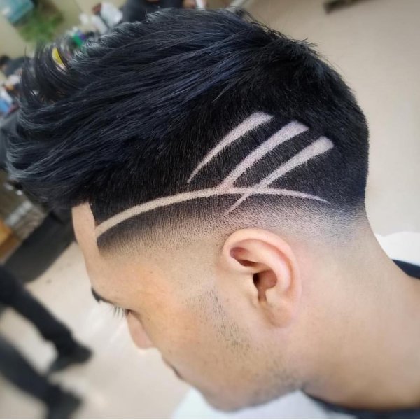 Рисунки на голове