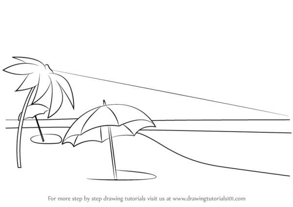 Пальма карандашом