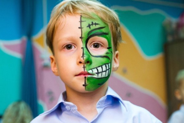 Аквагрим для мальчиков простые