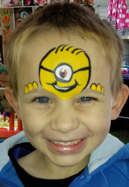 Легкий детский грим мальчикам