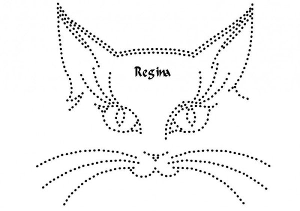 Трафарет для вышивания