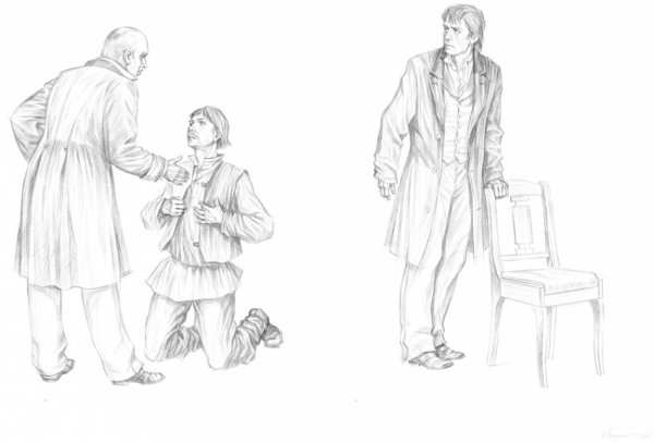 Иллюстрации Боклевского преступление и наказание