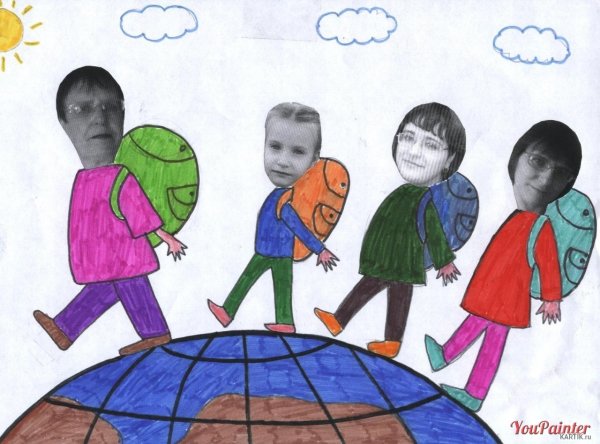 Рисунки на тему Дружба для срисовки