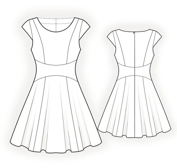 Эскизы платьев