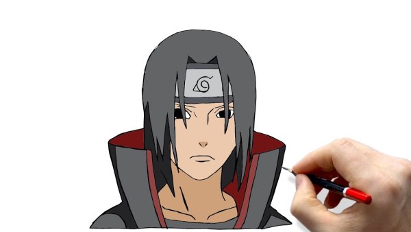 Раскраска Итачи из Наруто