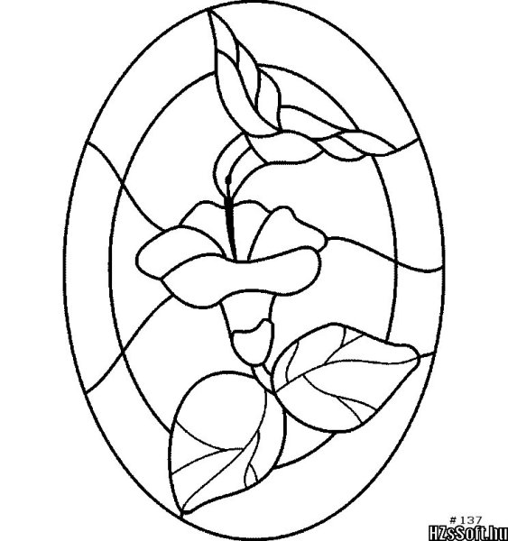 Витраж набросок