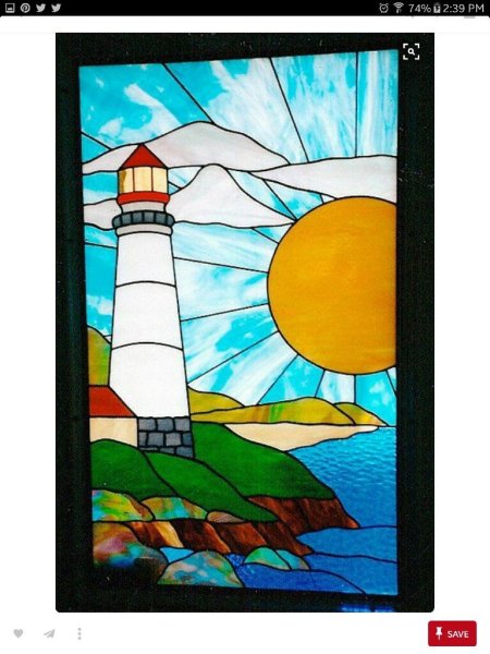 Рисование в технике витраж