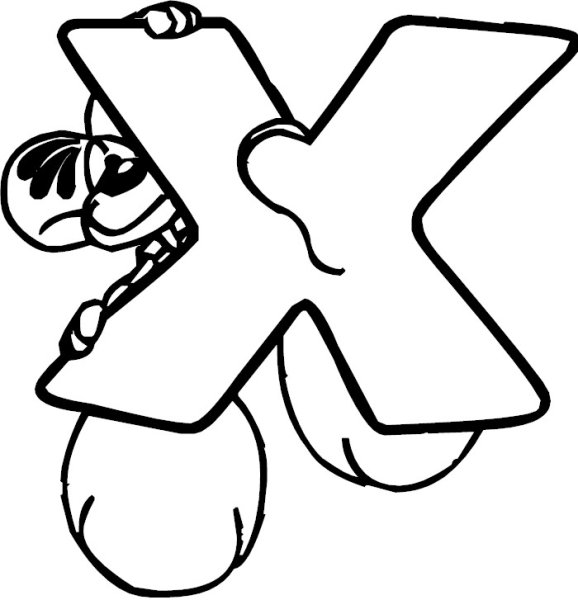 Английская буква x