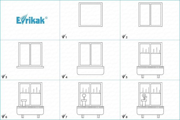 Набросок вид из окна