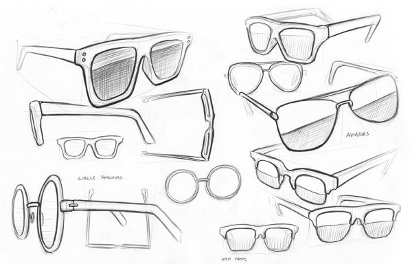 Очки раскраска для детей