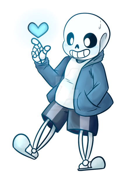 Рисунки Санса из андертейл