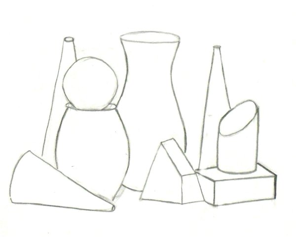 Натюрморт пошаговое рисование для детей