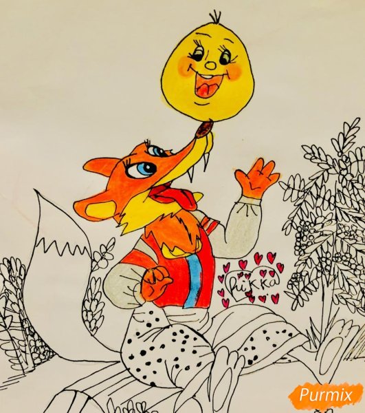 Зарисовки к сказке Колобок