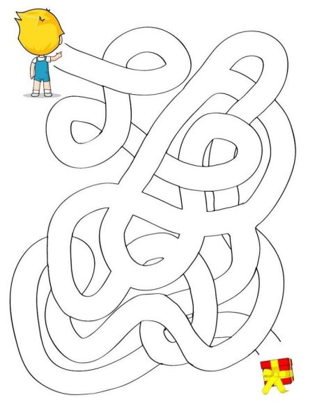 Схема Лабиринта для детей