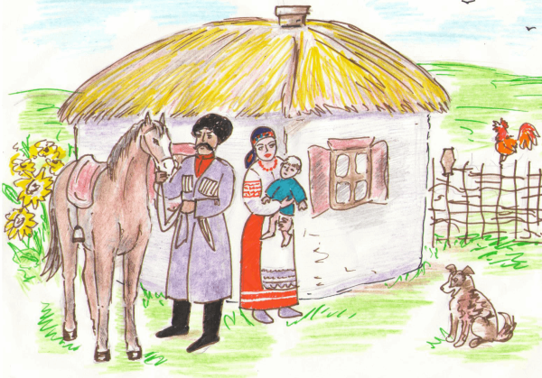 Раскраска Козак Тарас Бульба