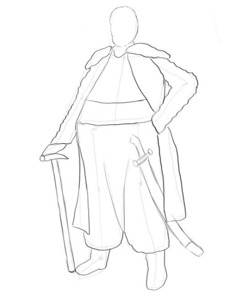 Раскраска Козак Тарас Бульба