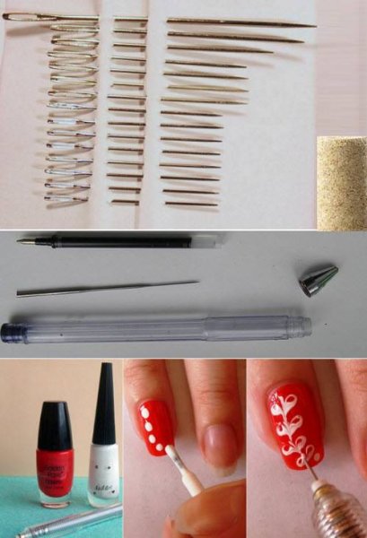 Рисунки на ногтях пошагово для начинающих