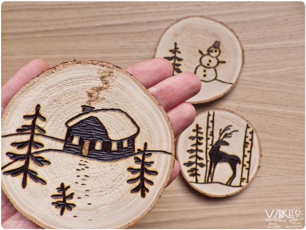 Выжигание по дереву сувениры