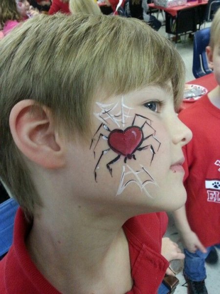 Аквагрим на день Святого Валентина