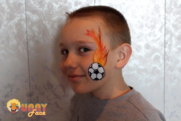 Аквагрим на руке легкий