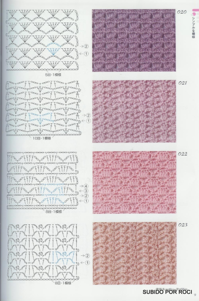 Схемы вязания крючком для начинающих самые простые