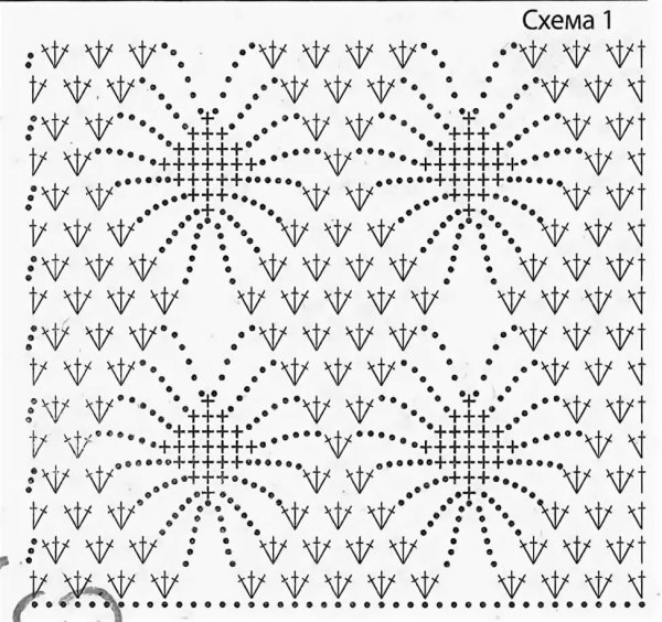 Шарфик крючком для женщин схемы вязания для начинающих
