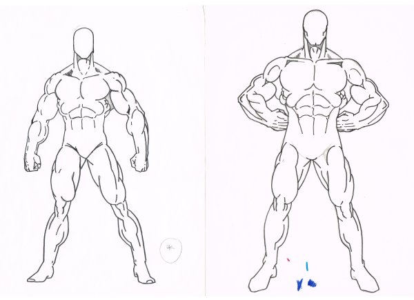 Пропорции супергероев