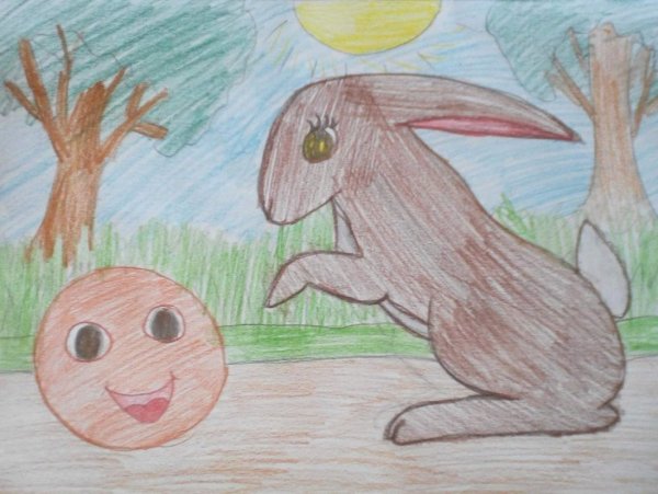 Рисование Колобок