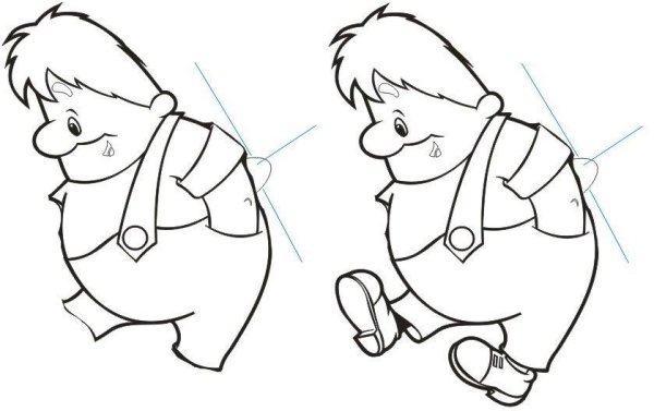 Карлсон рисунок карандашом