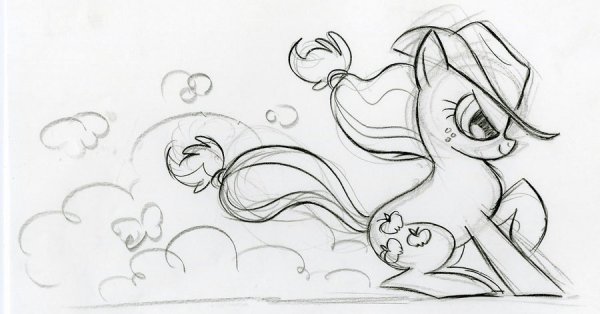 Рисунки для срисовки пони