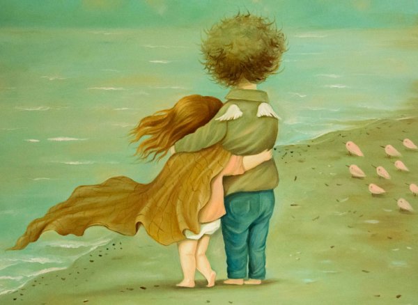 Подруги нарисованные