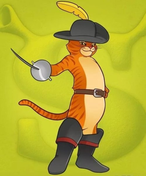 Раскраска кот в сапогах Шарль Перро