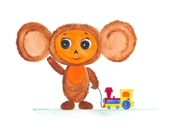 Чебурашка в ящике с апельсинами