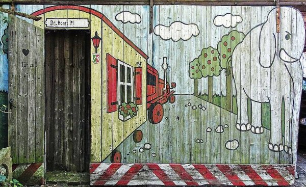 Разрисованные гаражи