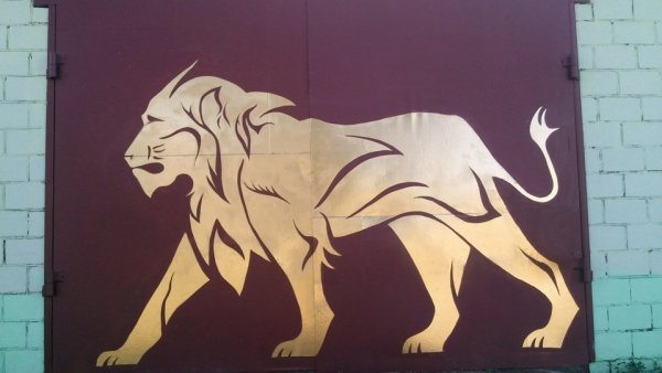 Расписной забор