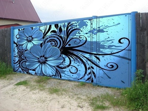 Забор рисунок