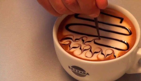 Схемы рисунков на кофе